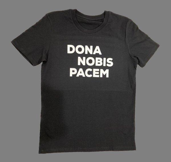 T-Shirt "Dona Nobis Pacem"  (Druck vorne in weiß)